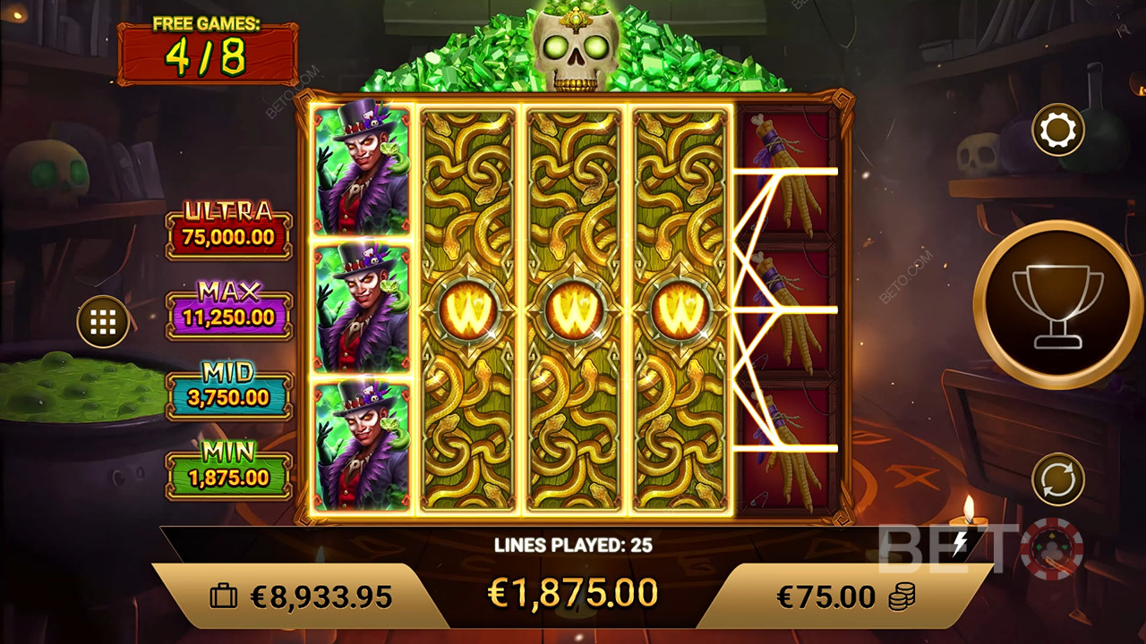 Voodoo Charms Überprüfung durch BETO Slots