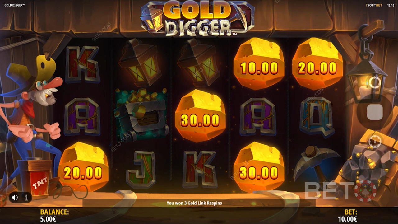 Hohes Gewinnpotenzial von Gold Digger