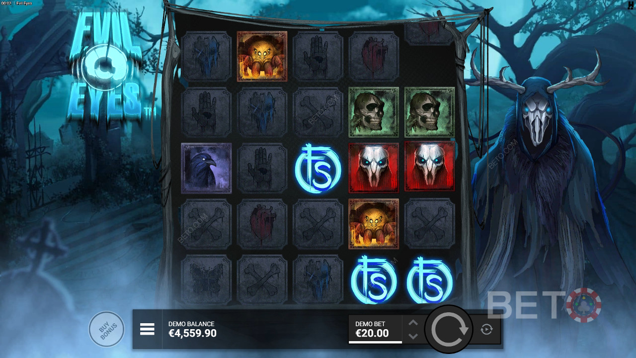 Evil Eyes Überprüfung durch BETO Slots