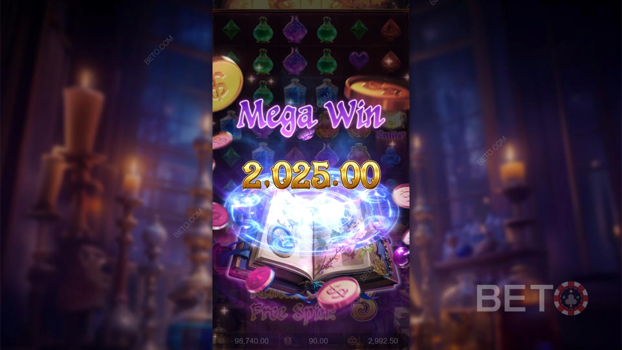 Gewinnen Sie das 10.000-fache Ihres Einsatzes beim Mystic Potion Slot!