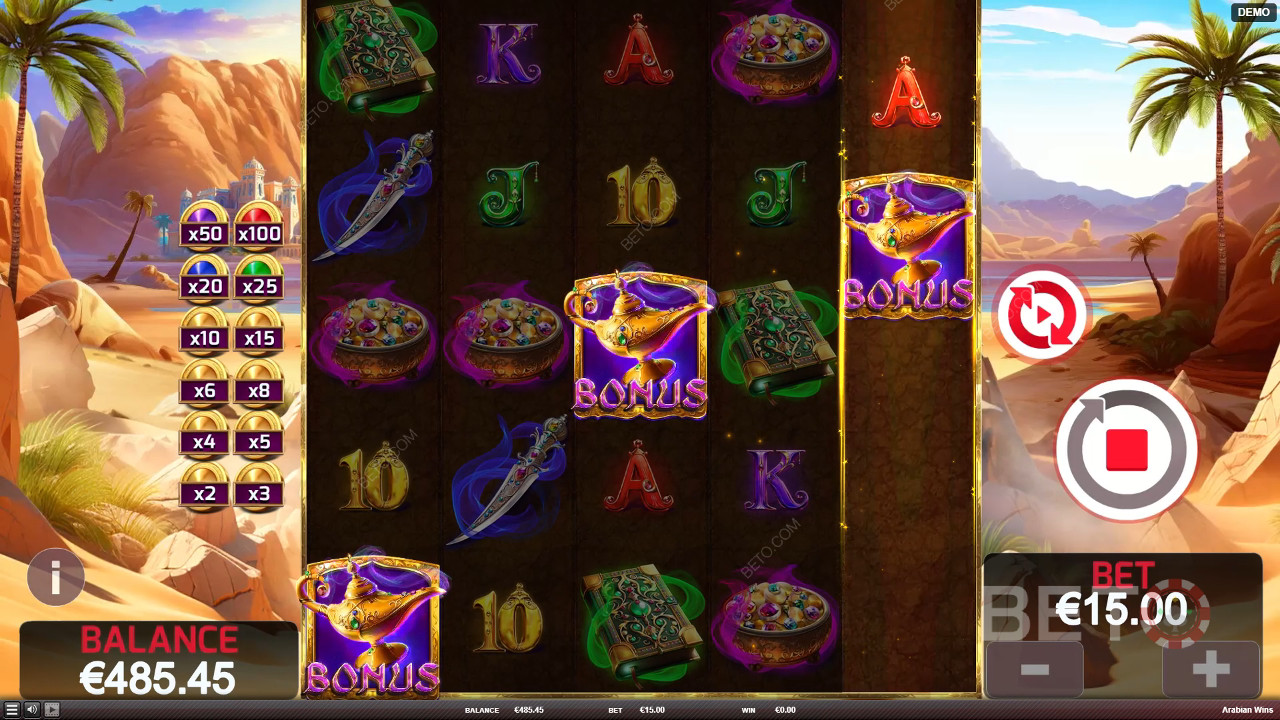 Arabian Wins Überprüfung durch BETO Slots