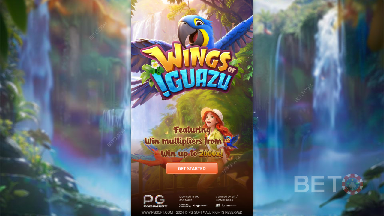 Gewinnen Sie das 2.000-fache Ihres Einsatzes im Wings of Iguazu Online Slot!
