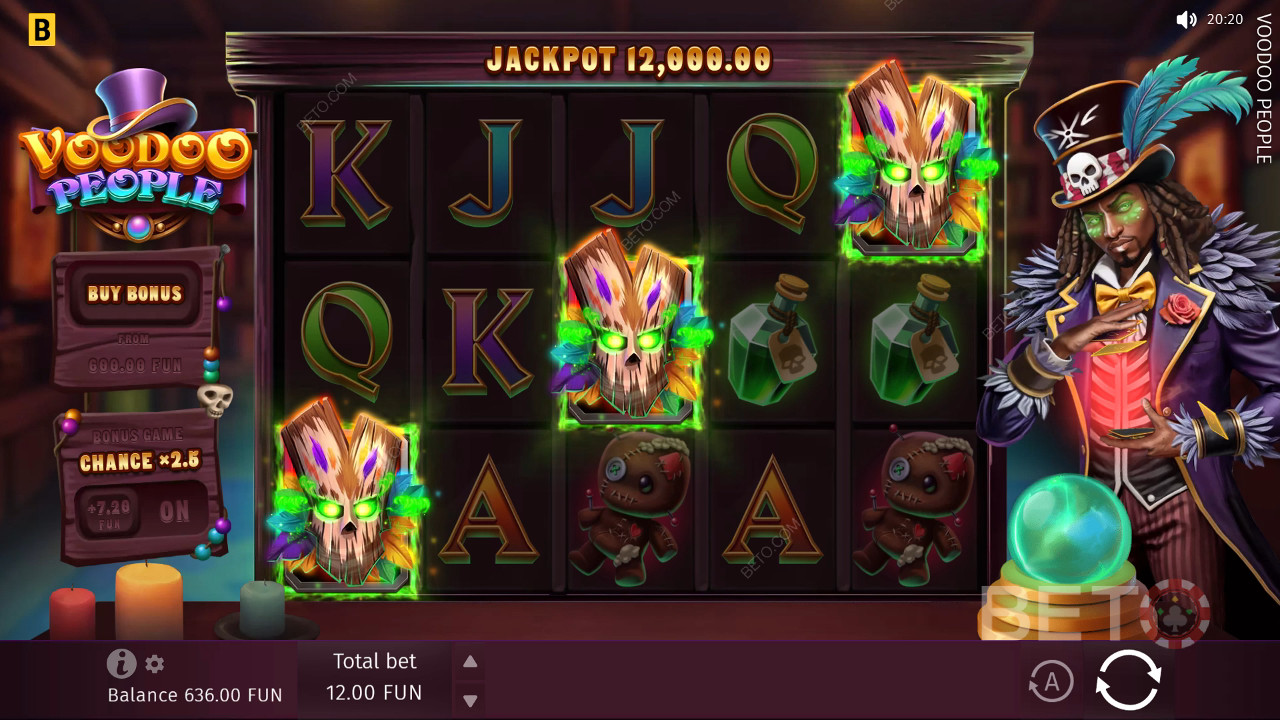 Voodoo People Überprüfung durch BETO Slots