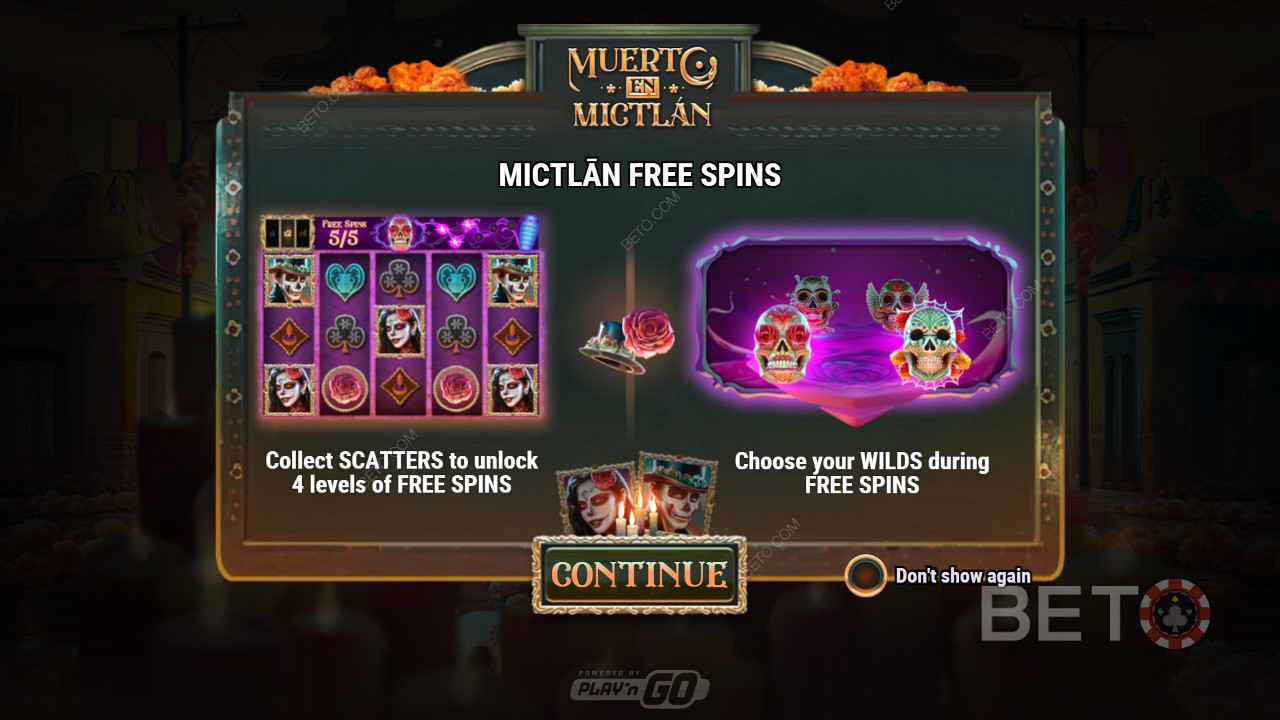 Intro-Bildschirm von Muerto En Mictlan
