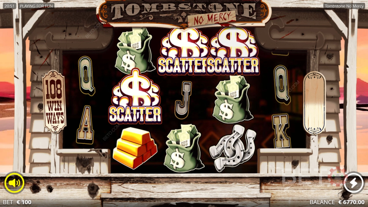 Tombstone No Mercy Überprüfung durch BETO Slots