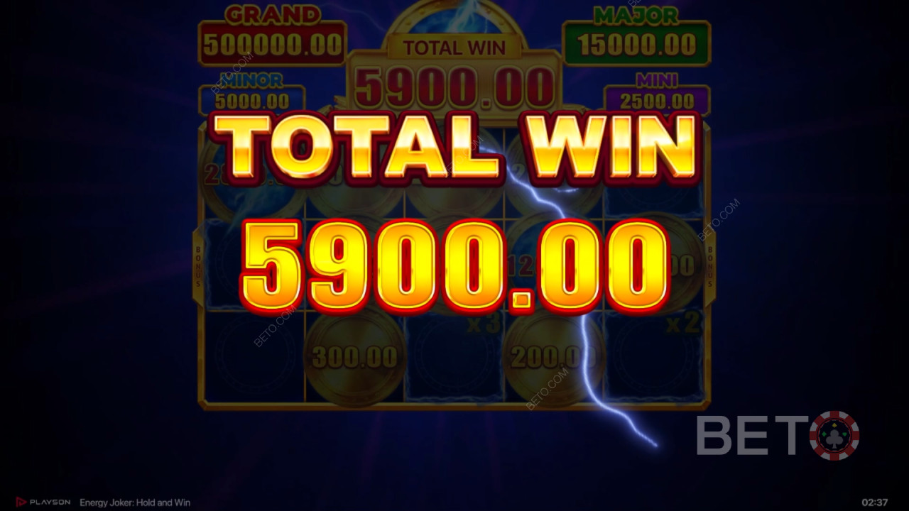 Gewinnen Sie das 5.000-fache Ihres Einsatzes im Energy Joker Online Slot!