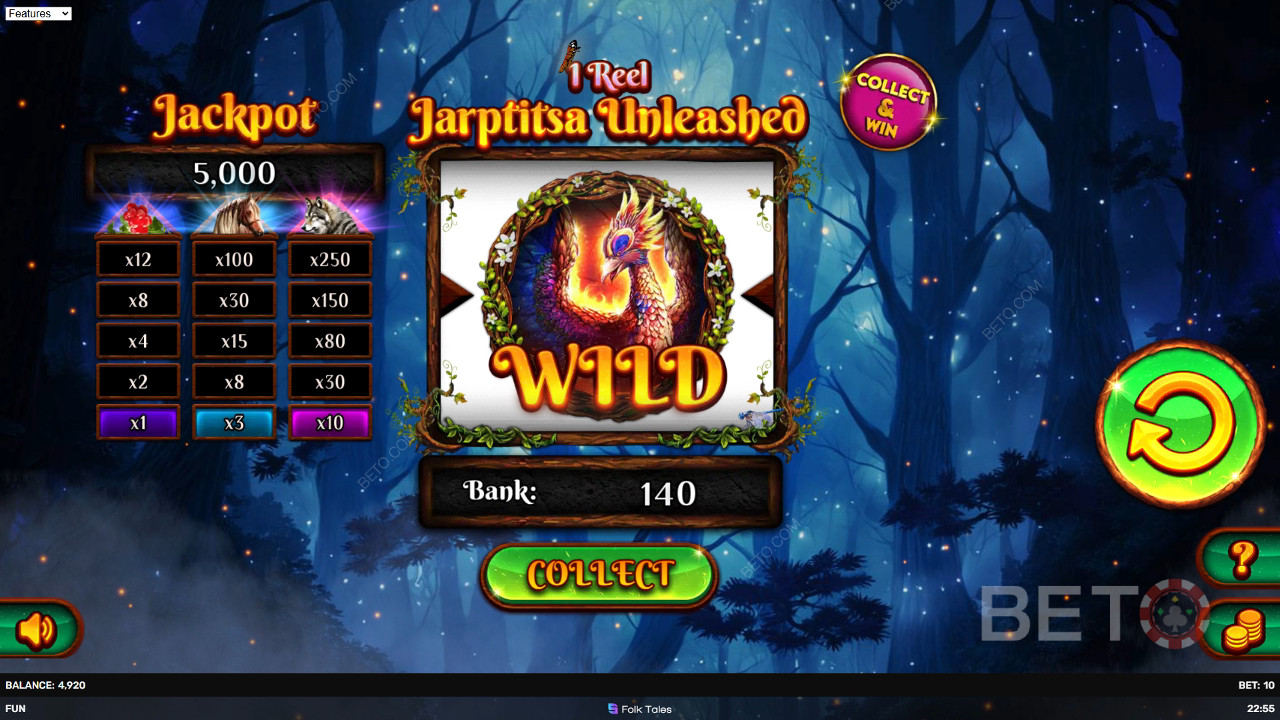 1 Reel Jarptitsa Unleashed Überprüfung durch BETO Slots