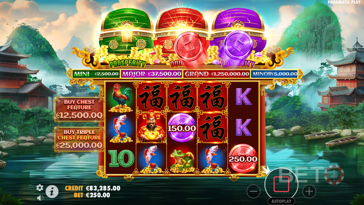 Chests of Cai Shen Überprüfung durch BETO Slots
