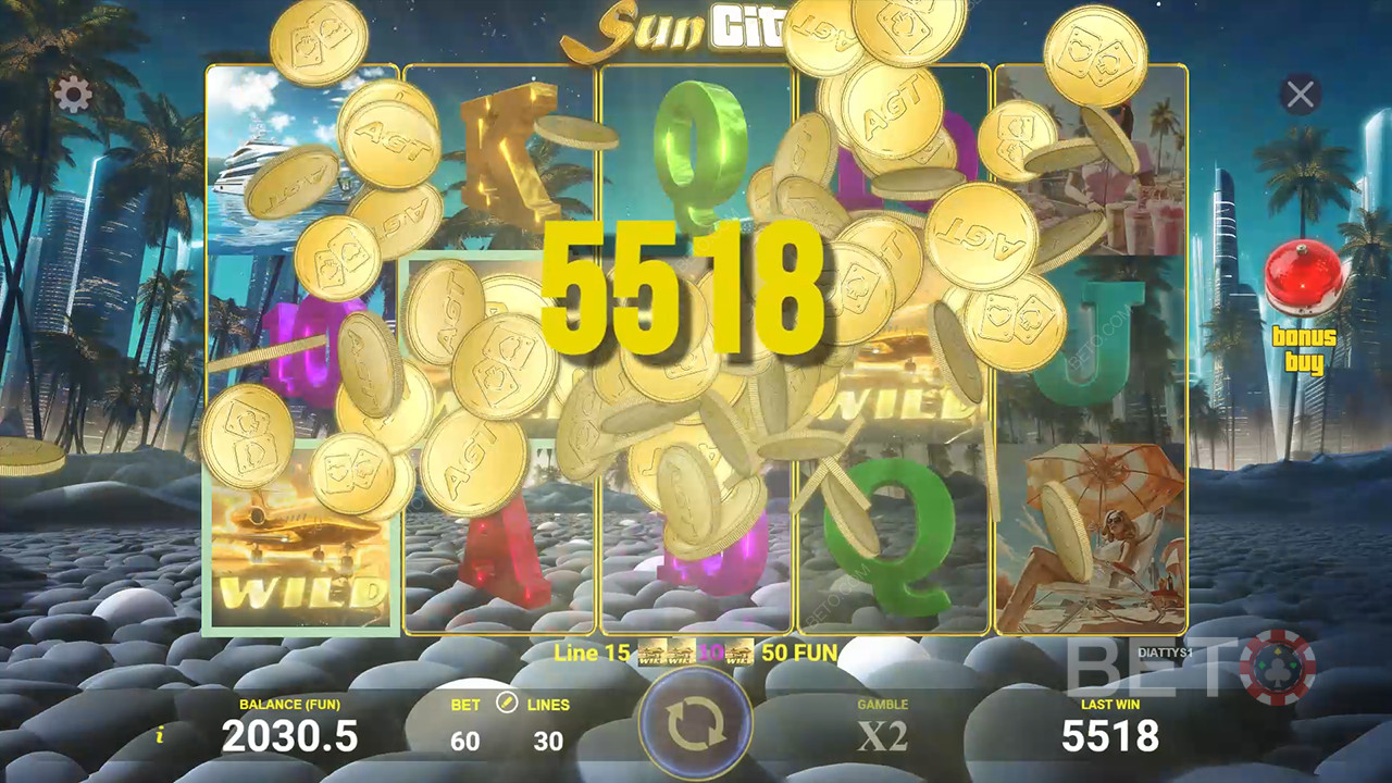Sun City Überprüfung durch BETO Slots
