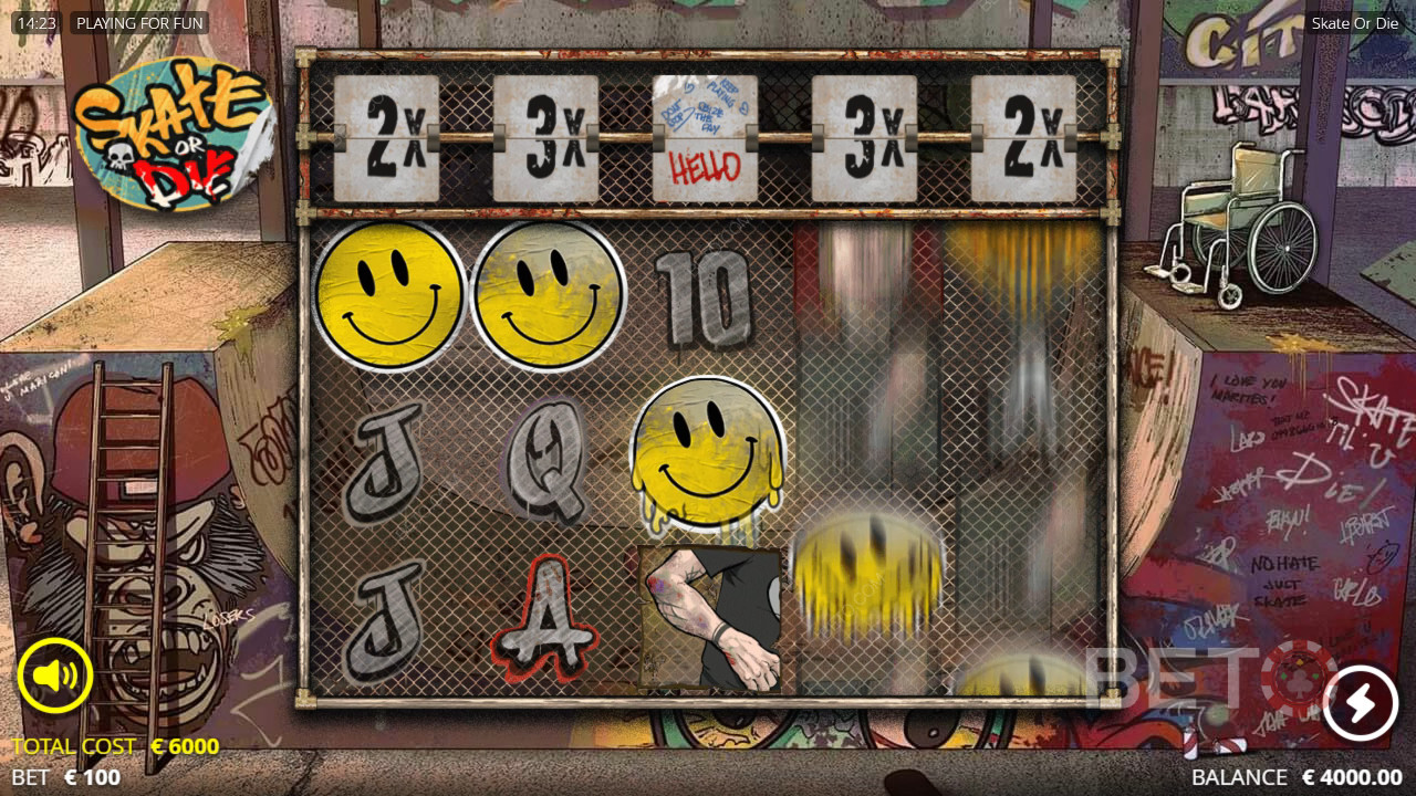 Skate or Die Testbericht von BETO Slots