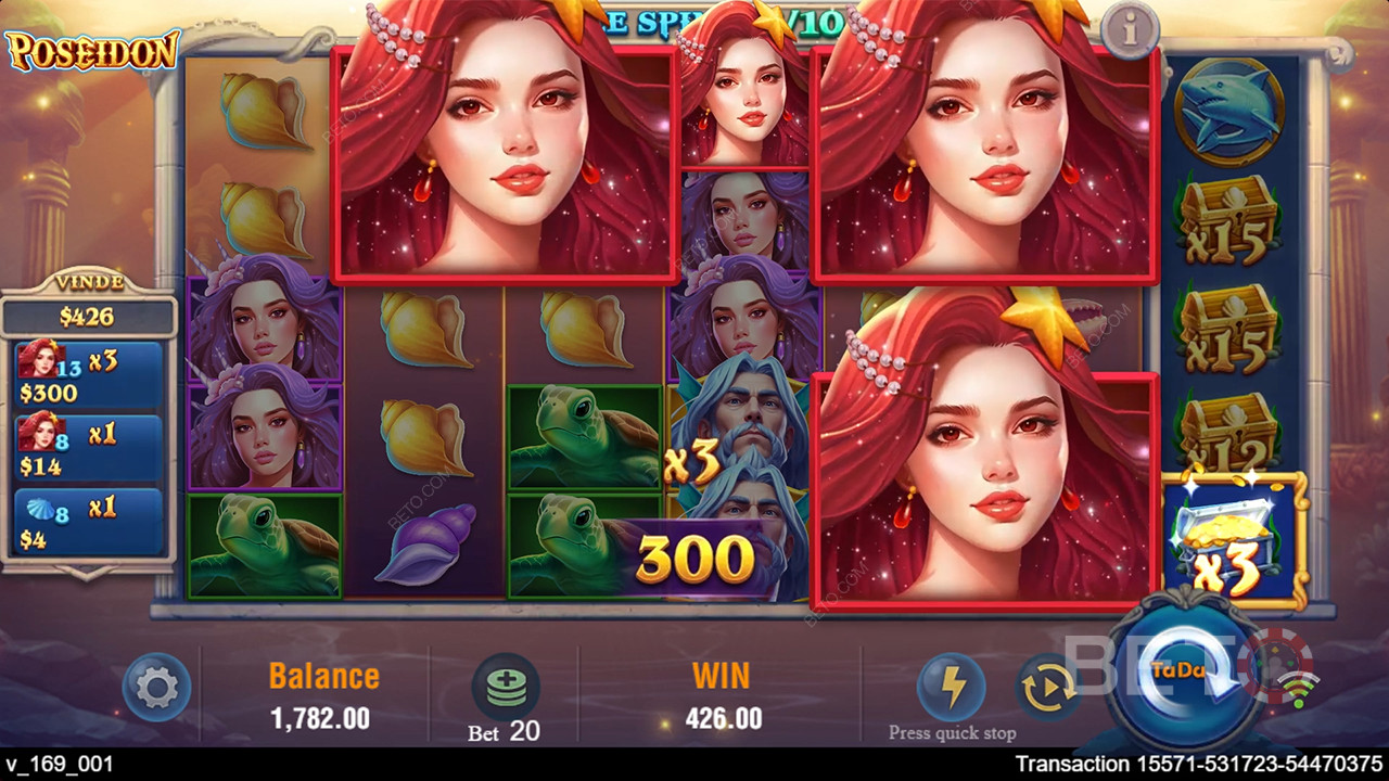 Poseidon Überprüfung durch BETO Slots