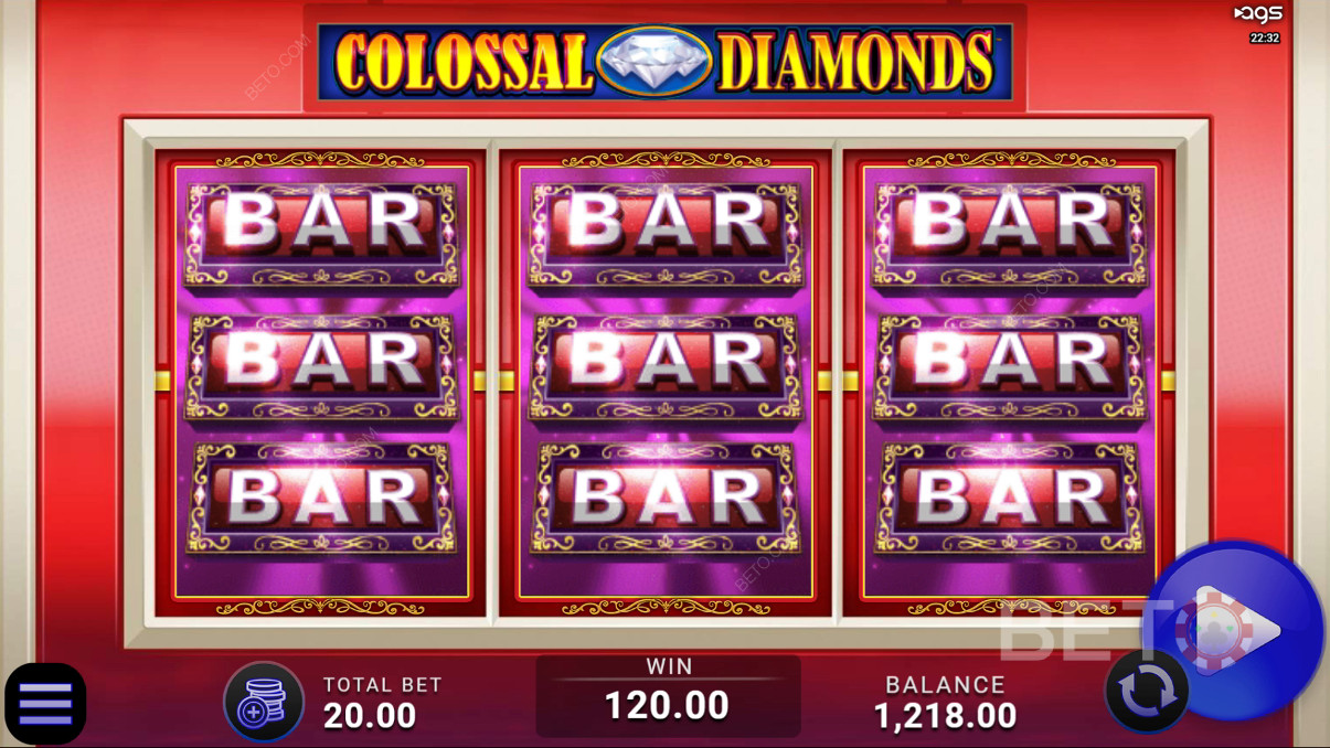 Colossal Diamonds Überprüfung durch BETO Slots