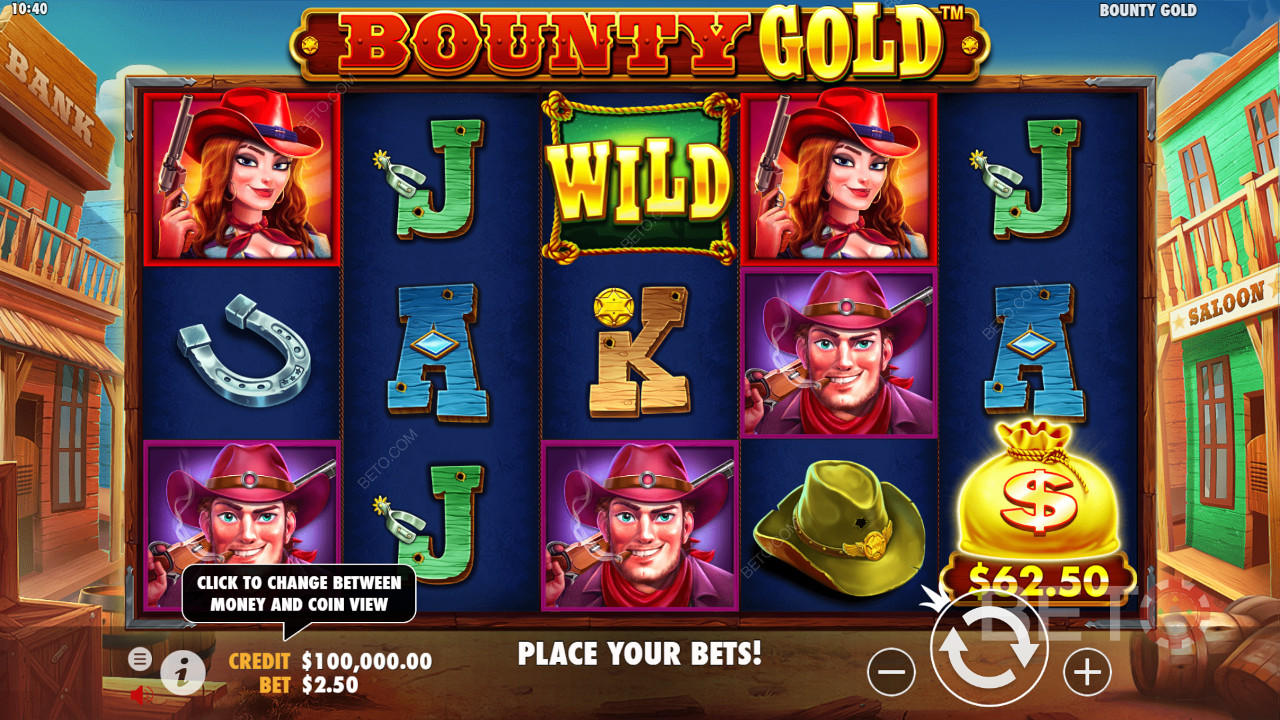 Bounty Gold erzeugt 25 Gewinnlinien