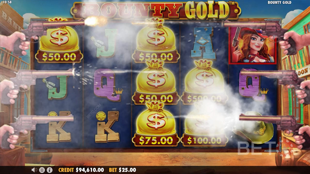 Besondere Geldsymbole in Bounty Gold