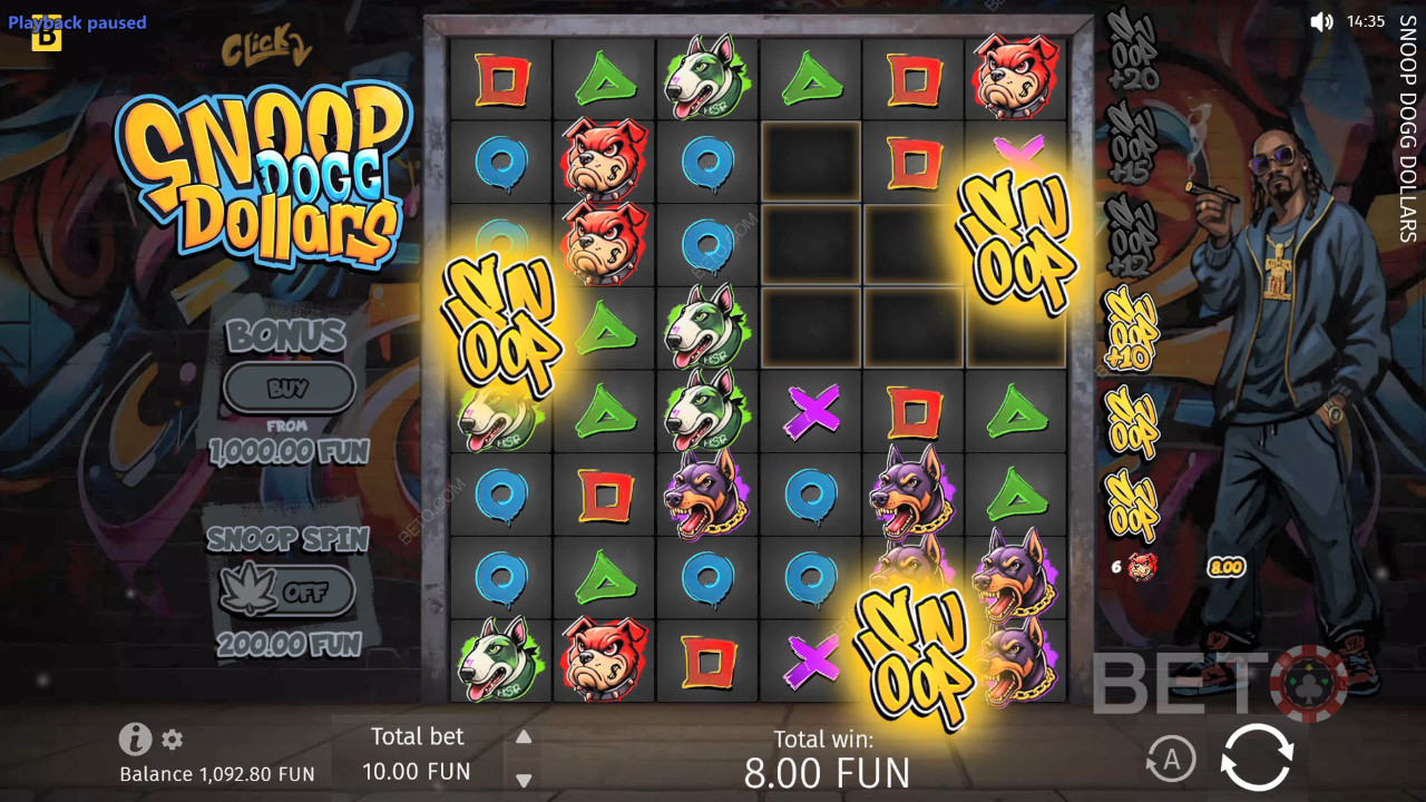Snoop Dogg Dollars Überprüfung durch BETO Slots