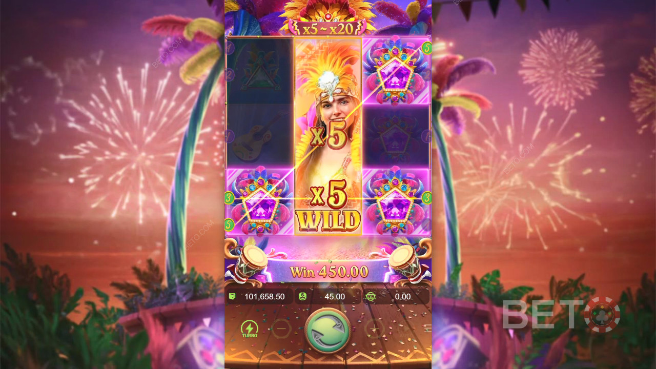 Rio Fantasia Überprüfung durch BETO Slots