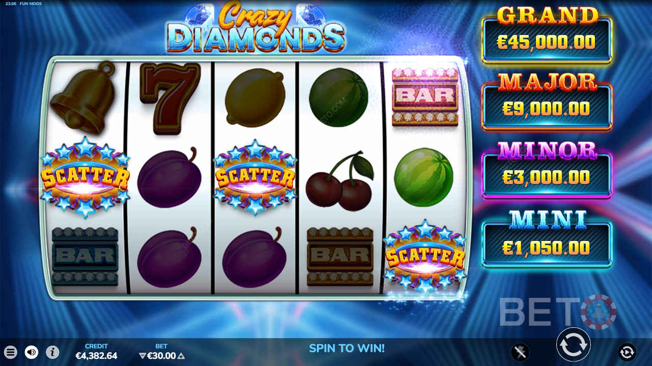 Crazy Diamonds Überprüfung durch BETO Slots