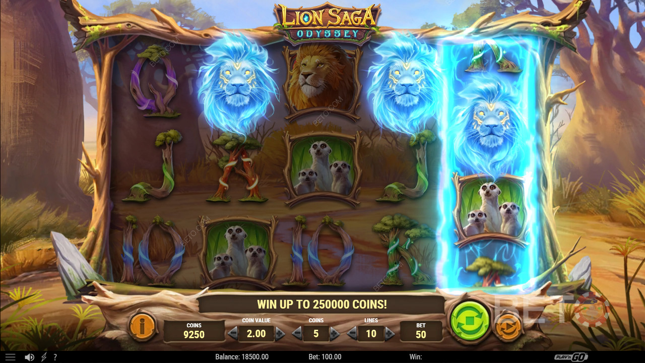 Lion Saga Odyssey Überprüfung durch BETO Slots