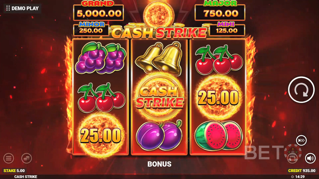 Cash Strike Überprüfung durch BETO Slots