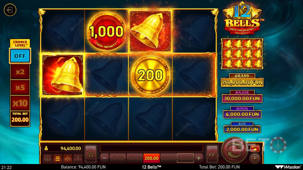 12 Bells Überprüfung durch BETO Slots