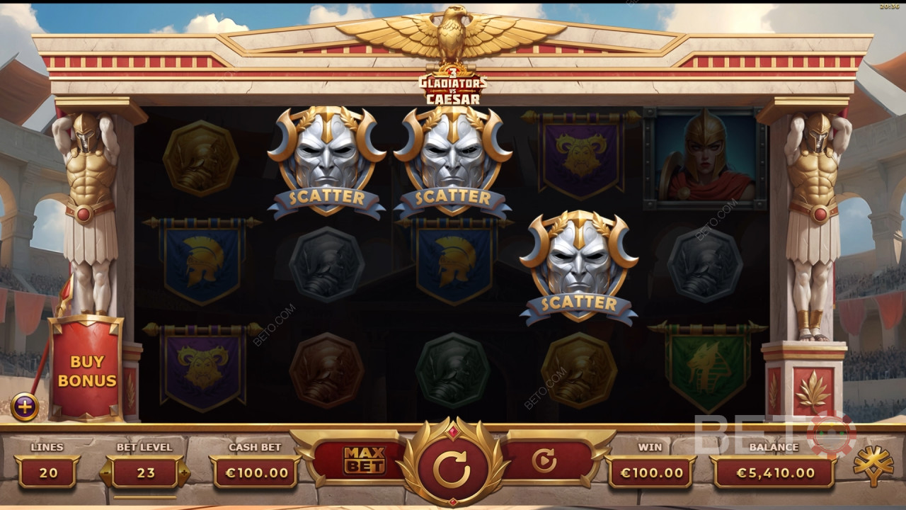 3 Gladiators vs Caesar Kostenlos Spielen