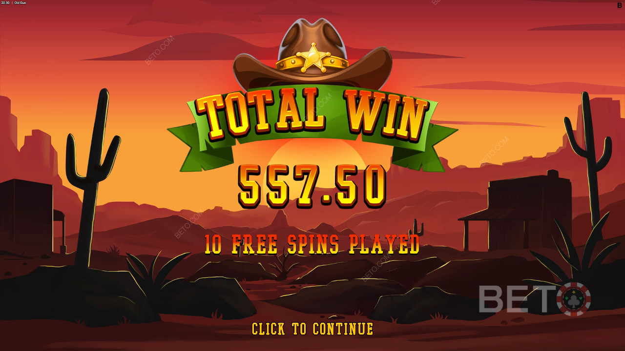 Gewinnen Sie das 12.500-fache Ihres Einsatzes im Old Gun Slot!