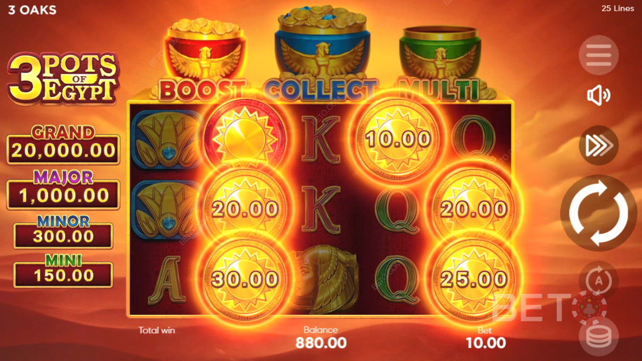 3 Pots of Egypt Überprüfung durch BETO Slots