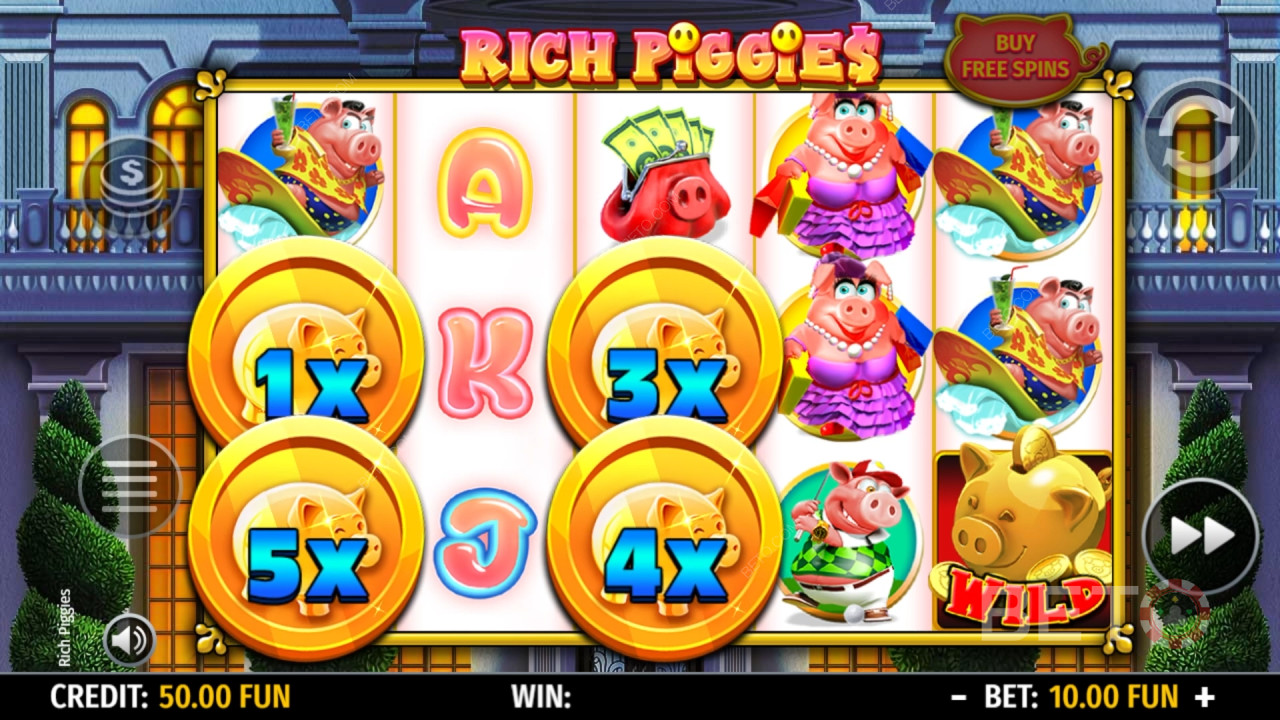Rich Piggies Überprüfung durch BETO Slots