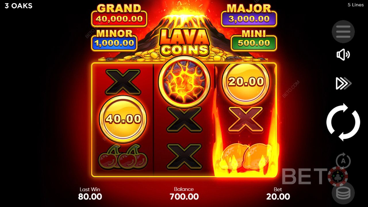 Lava Coins Überprüfung durch BETO Slots