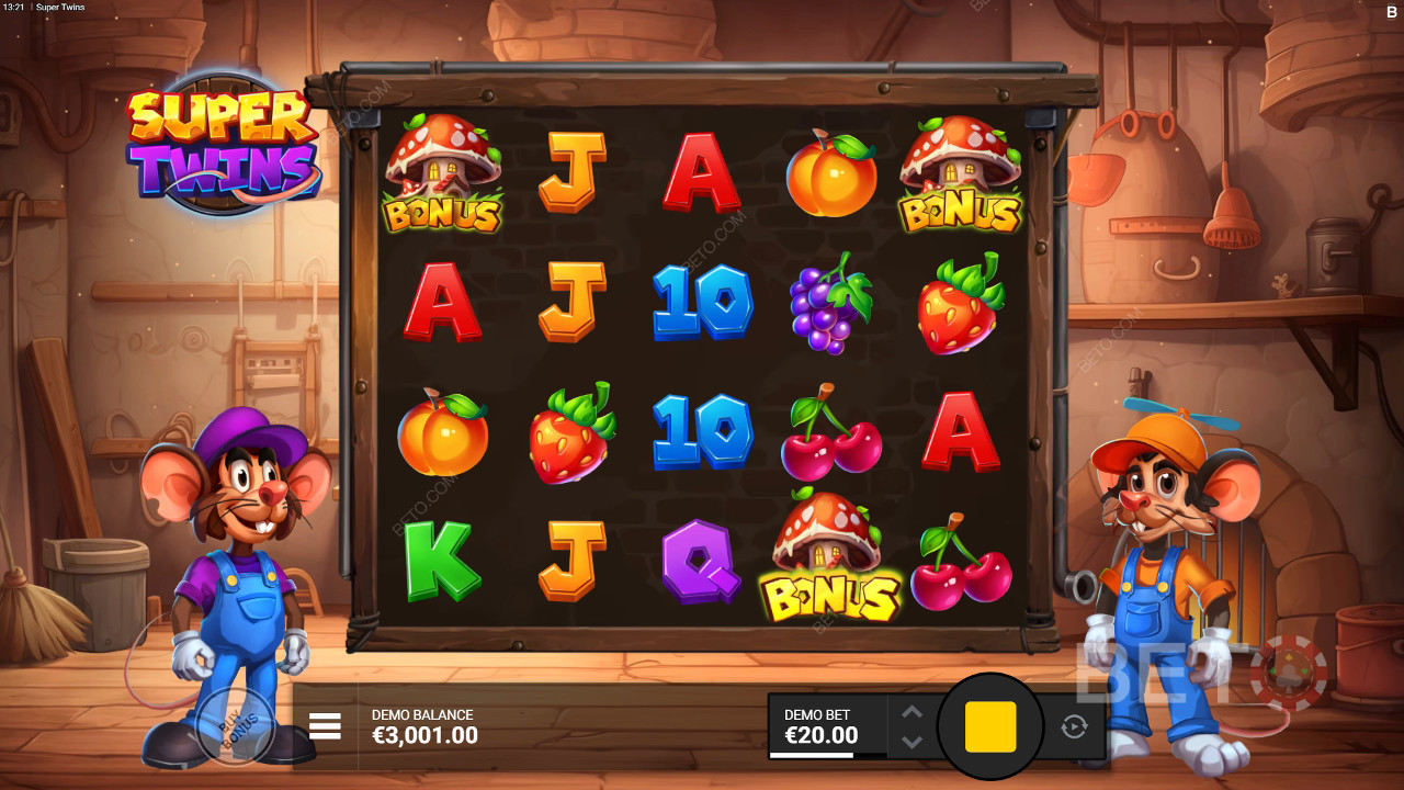 Super Twins Überprüfung durch BETO Slots