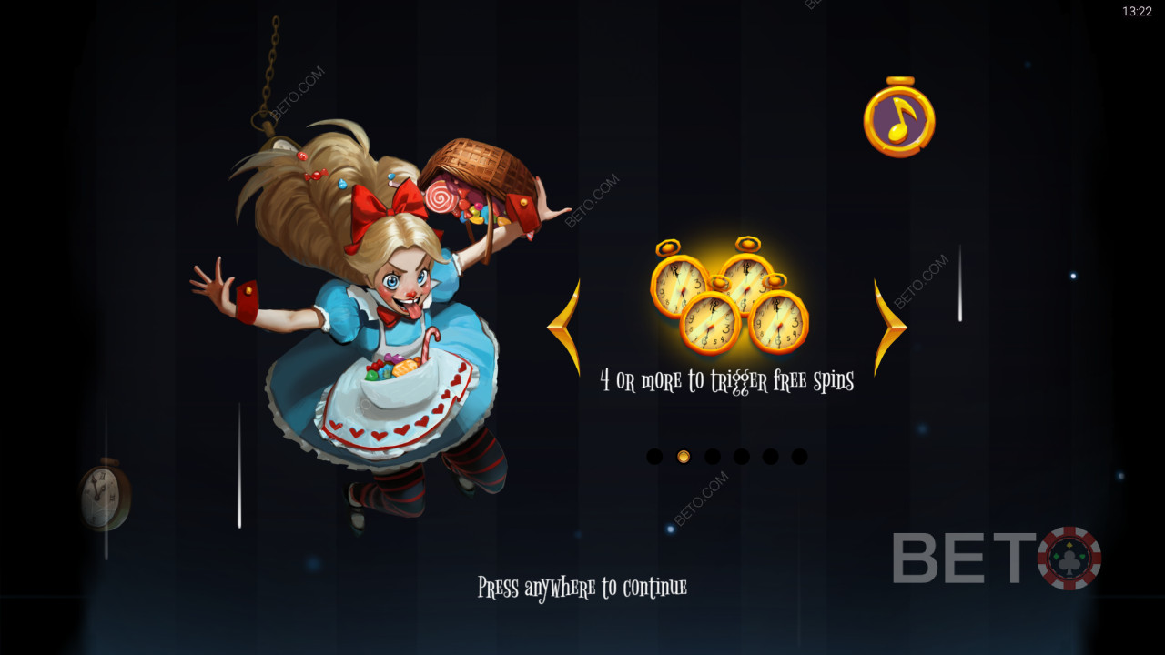 Bonus-Features erklärt in Greedy Alice von Peter and Sons