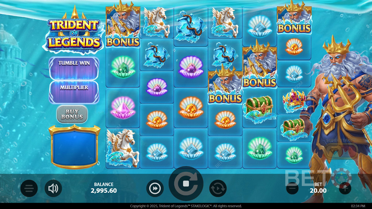 Trident of Legends Überprüfung durch BETO Slots