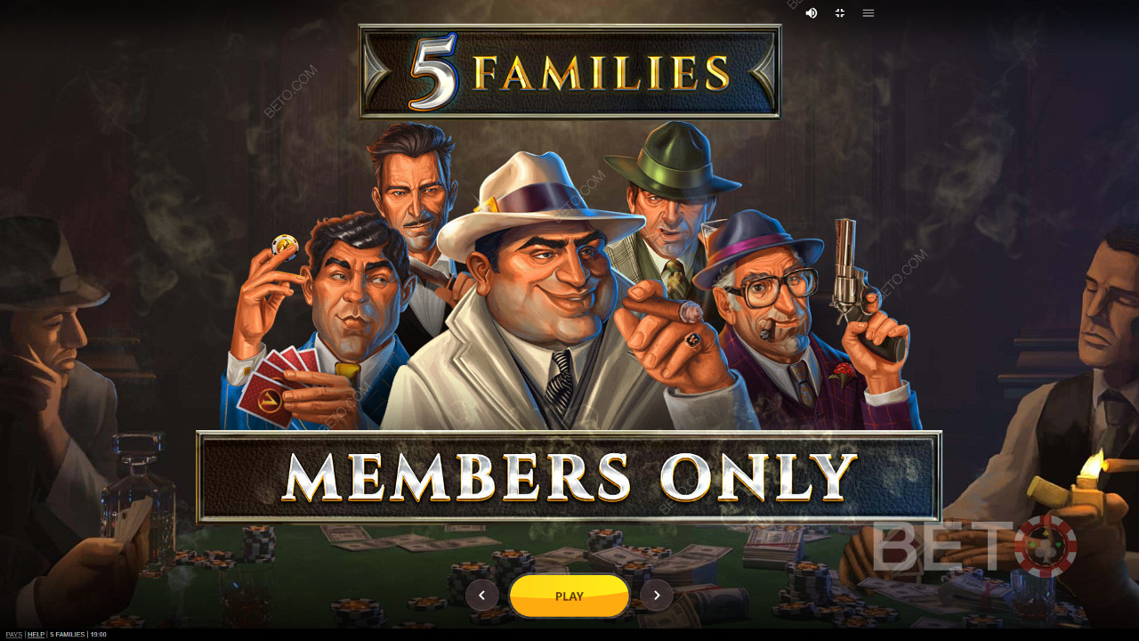 Spielen Sie Poker mit Gangstern am Online-Spielautomaten 5 Families