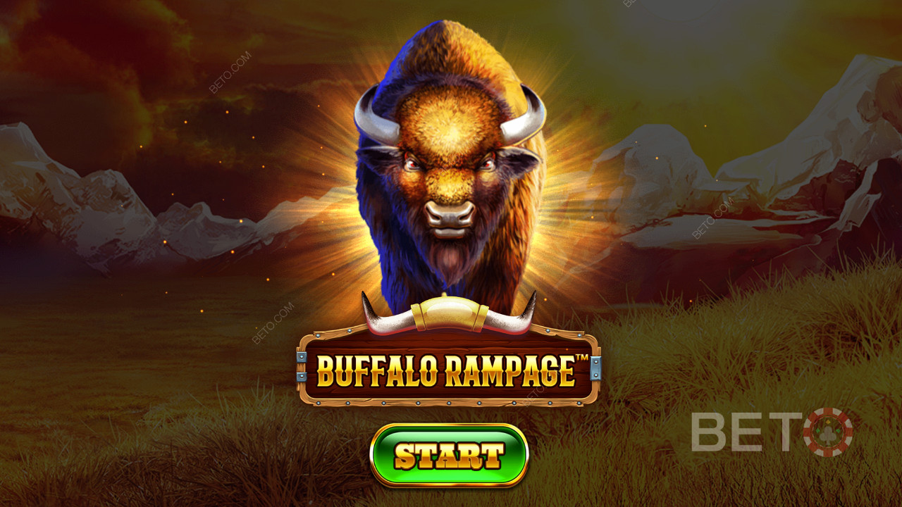 Durchstreifen Sie die weite Wildnis inmitten eleganter Tiere mit dem Spielautomaten Buffalo Rampage