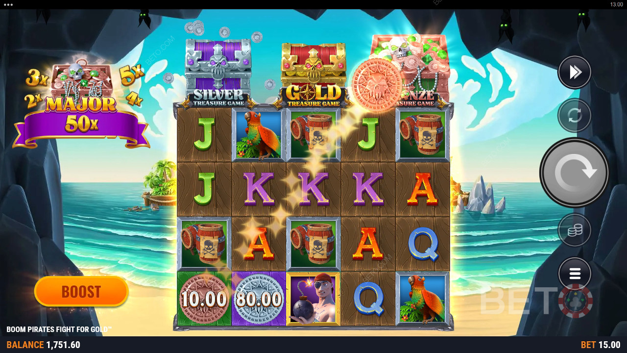 Boom Pirates Fight For Gold Überprüfung durch BETO Slots