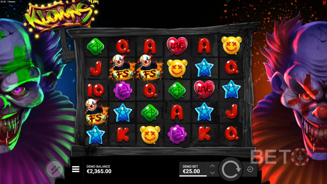 Klowns Überprüfung durch BETO Slots