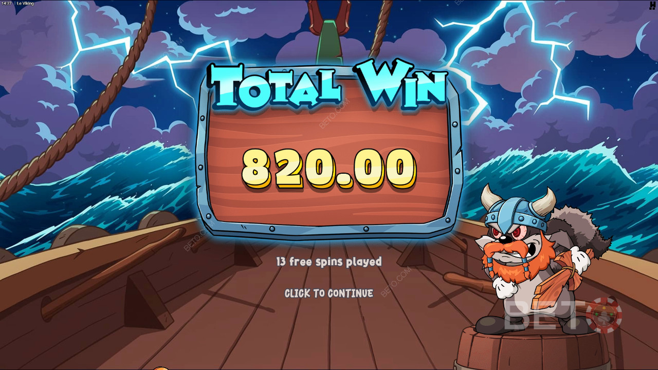 Gewinnen Sie das 10.000-fache Ihres Einsatzes beim Le Viking Slot Online!