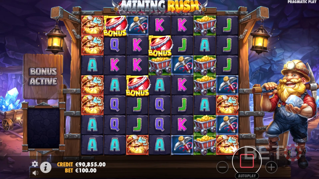 Mining Rush Überprüfung durch BETO Slots