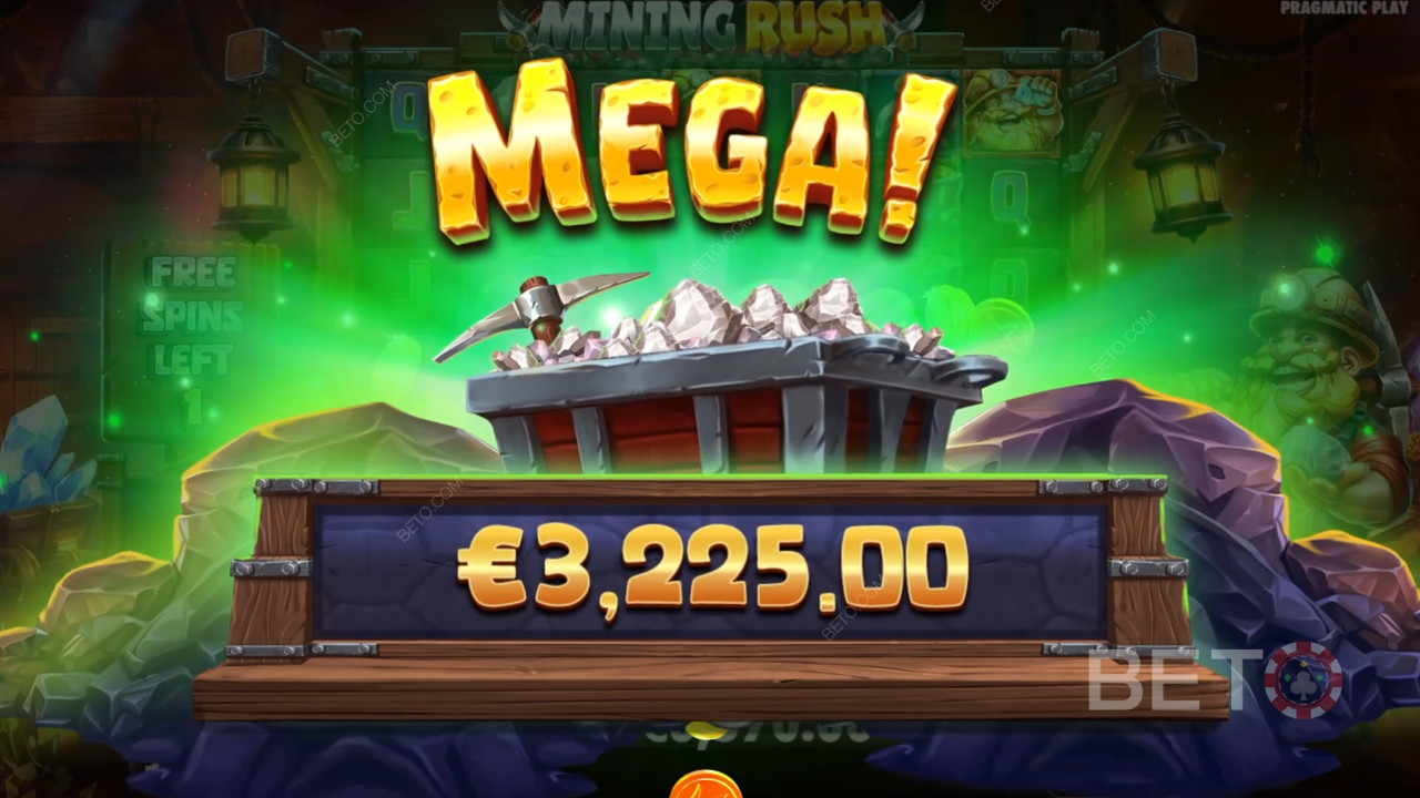 Gewinnen Sie das 10.000-fache Ihres Einsatzes beim Mining Rush Slot Online!