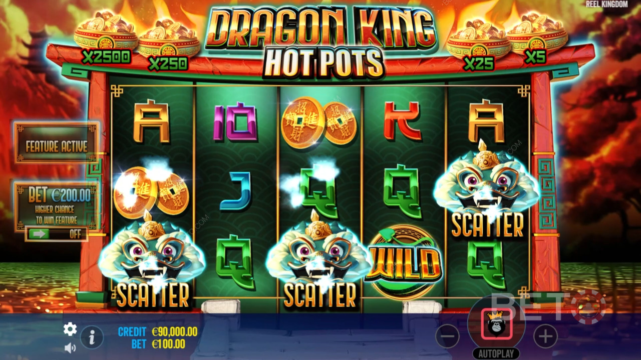 Dragon King Hot Pots Überprüfung durch BETO Slots
