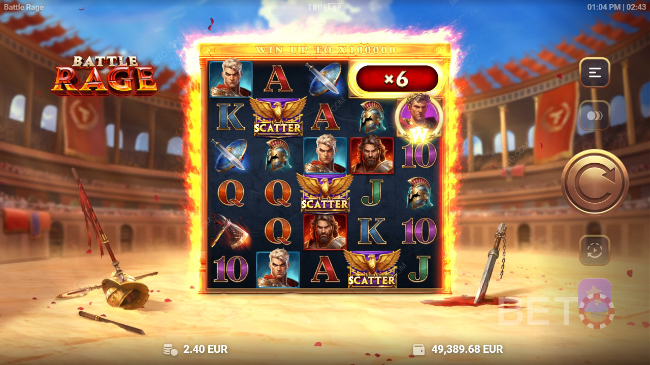 Battle Rage Überprüfung durch BETO Slots