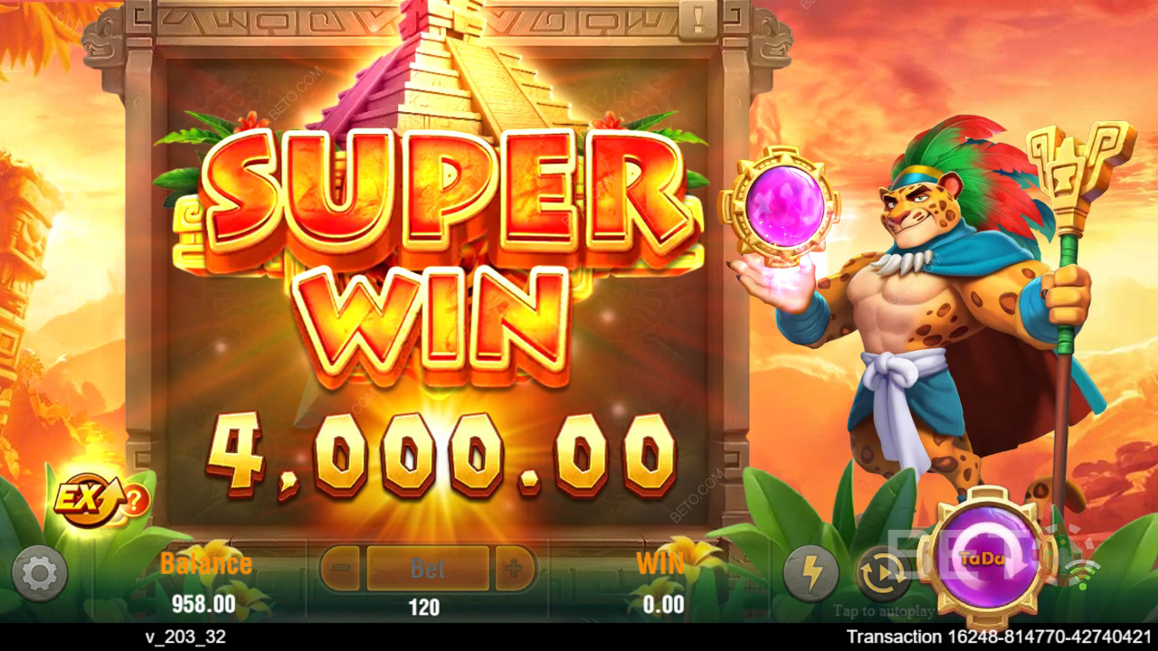 Gewinnen Sie das 4.500-fache Ihres Einsatzes beim Lucky Jaguar Video Slot!