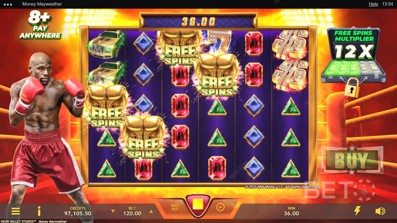 Geld Mayweather Überprüfung durch BETO Slots