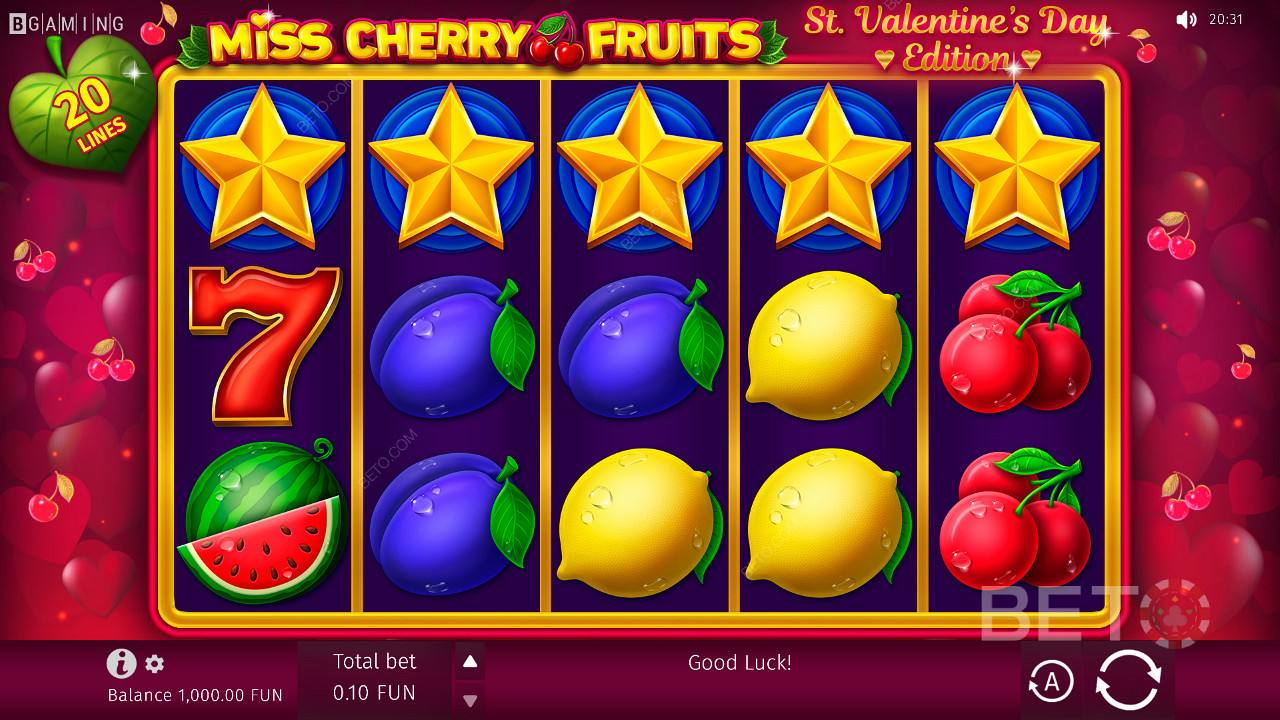 Hybride Spielgestaltung in Miss Cherry Fruits