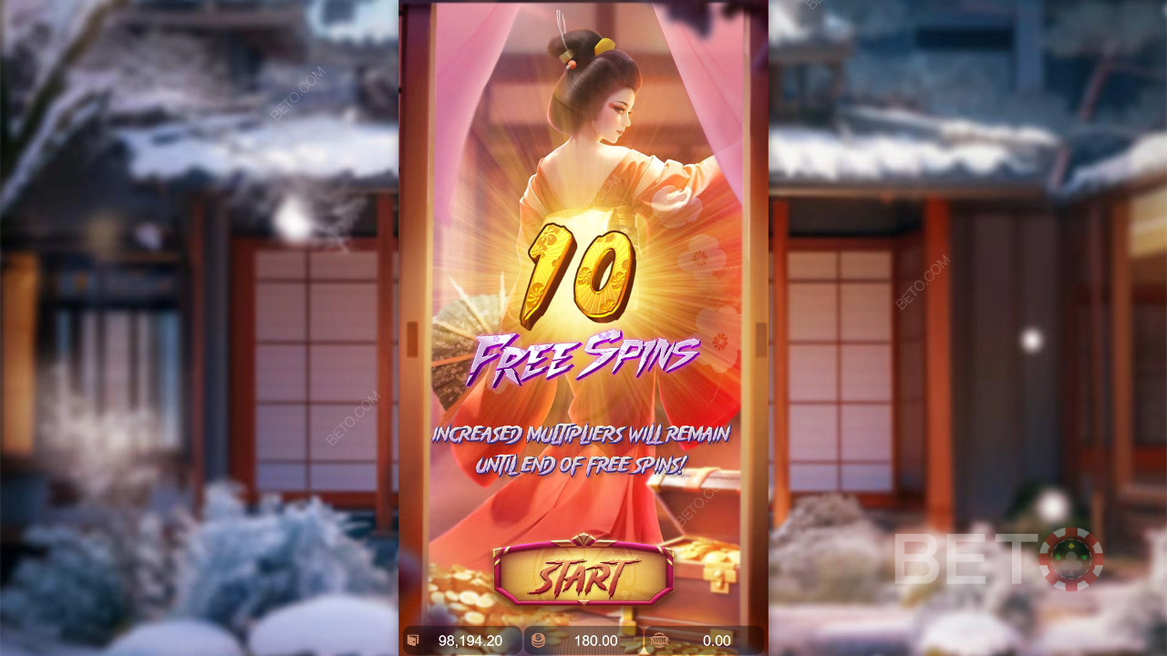 Erklärte Bonus-Features in Geisha