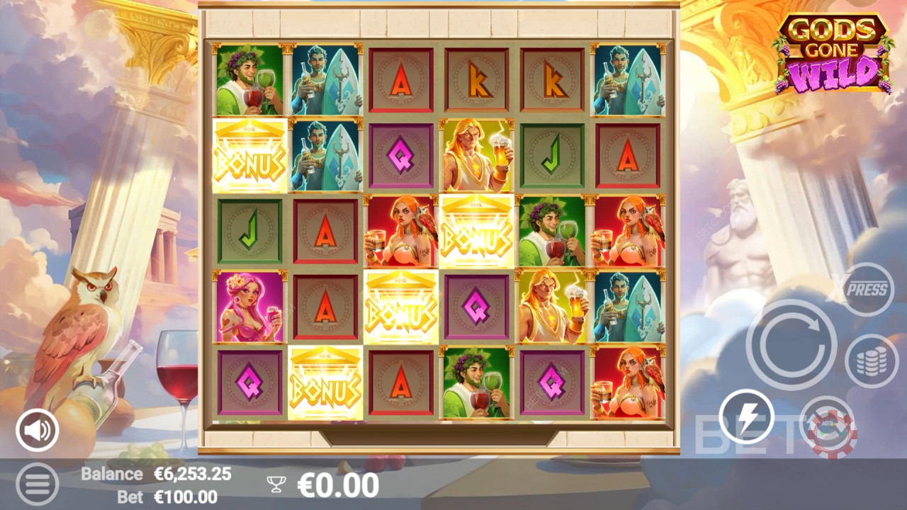 Gods Gone Wild Überprüfung durch BETO Slots