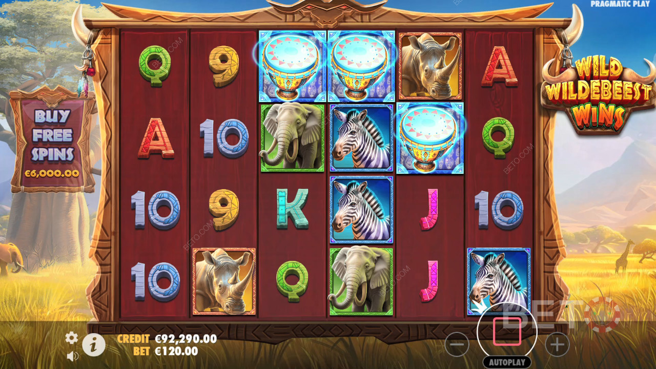 Wild Wildebeest Wins Überprüfung durch BETO Slots