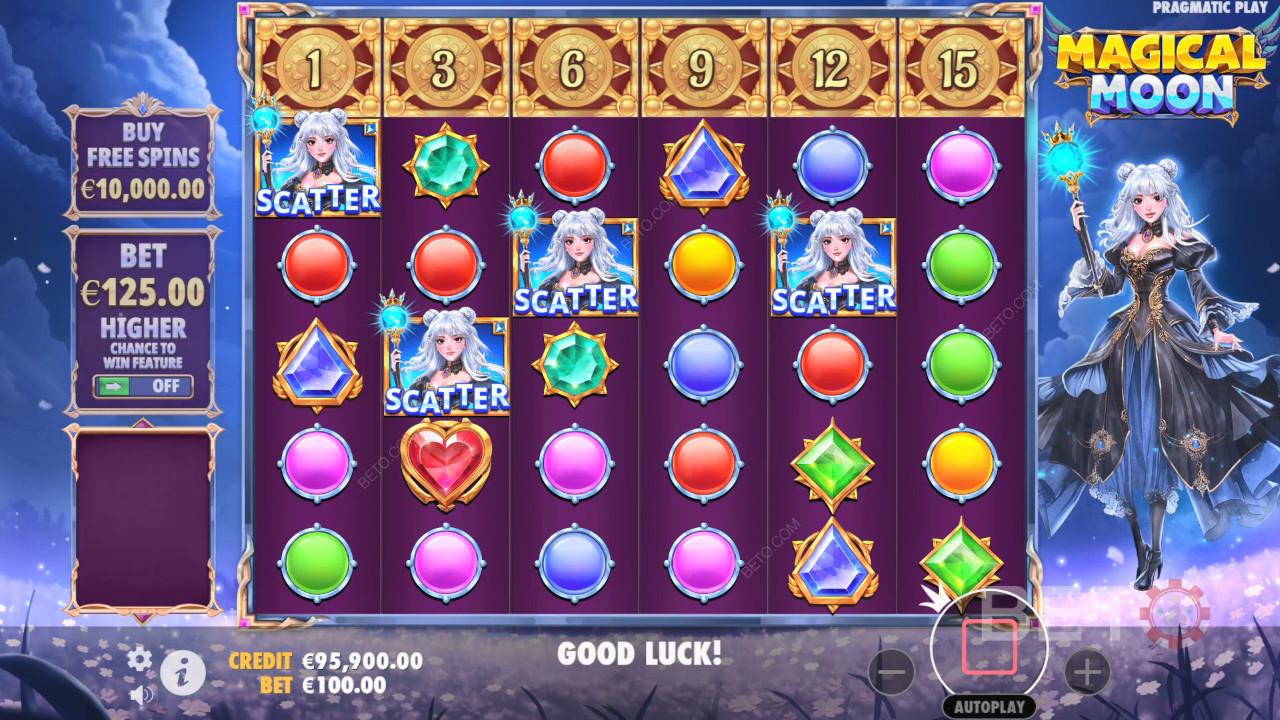 Magical Moon Überprüfung durch BETO Slots