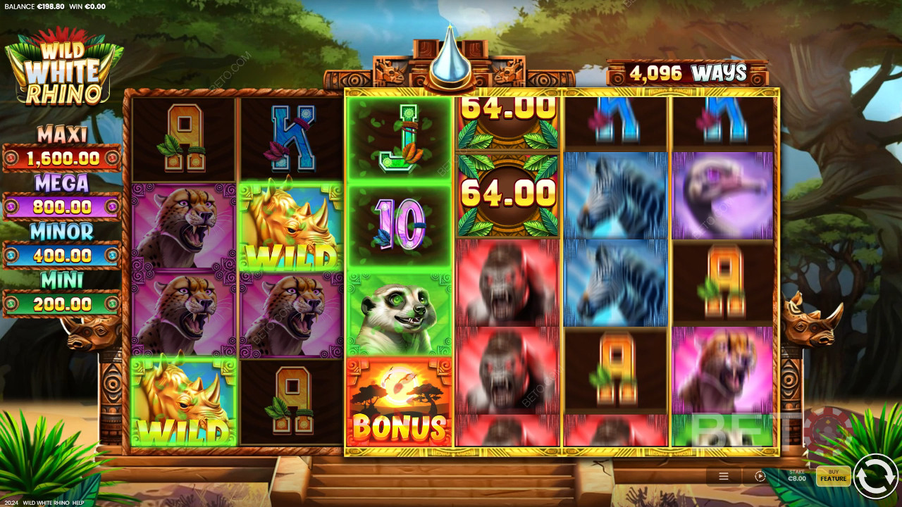 Wild White Rhino Überprüfung durch BETO Slots