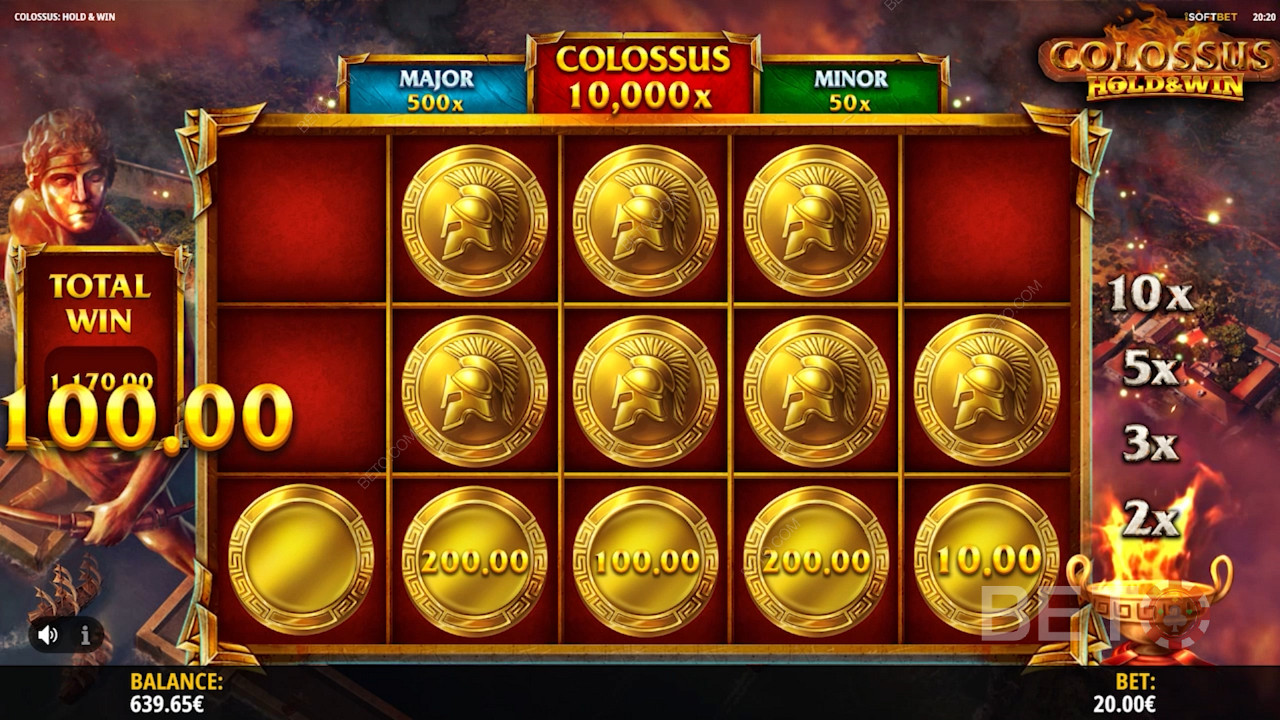 Erhalten Sie Geldprämien in Form von Goldmünzen in der Funktion "Halten und Gewinnen".